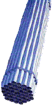 chain link fence post