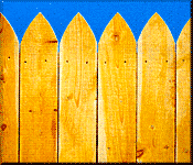 gothic style wood fence